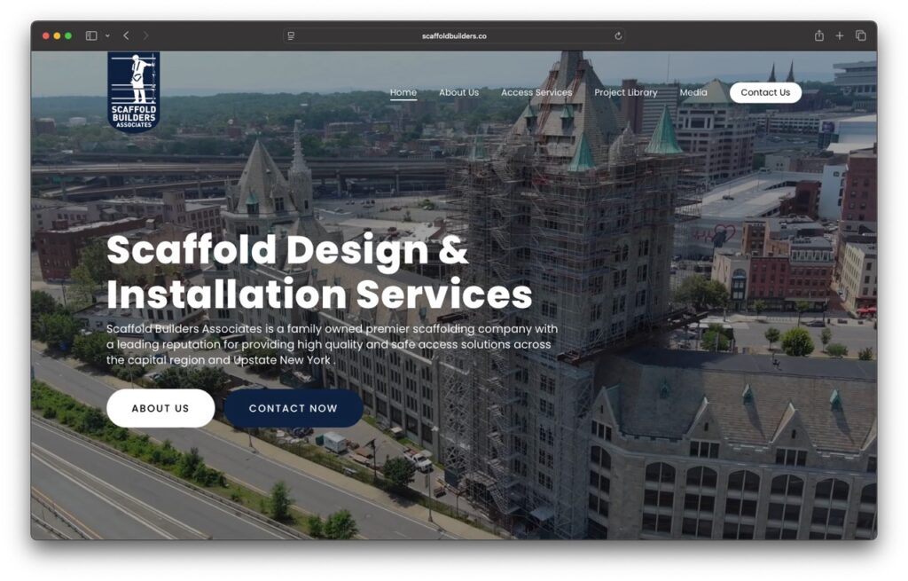 Scaffold Builders Associates Website